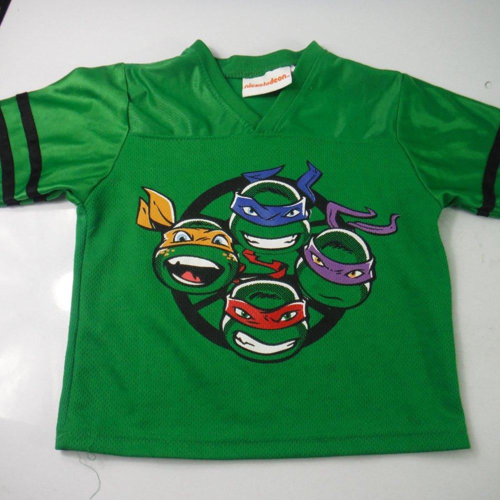 Nickelodeon Boys Green Ninja Turtles Shirt